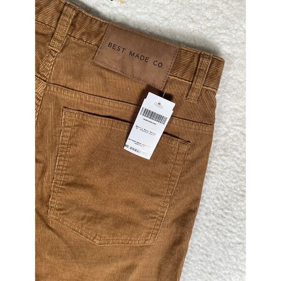 NEW Best Made Corduroy Pants Mens 31x32 Brown 5 Pocket Cord Outdoor Work NWT - Picture 16 of 16